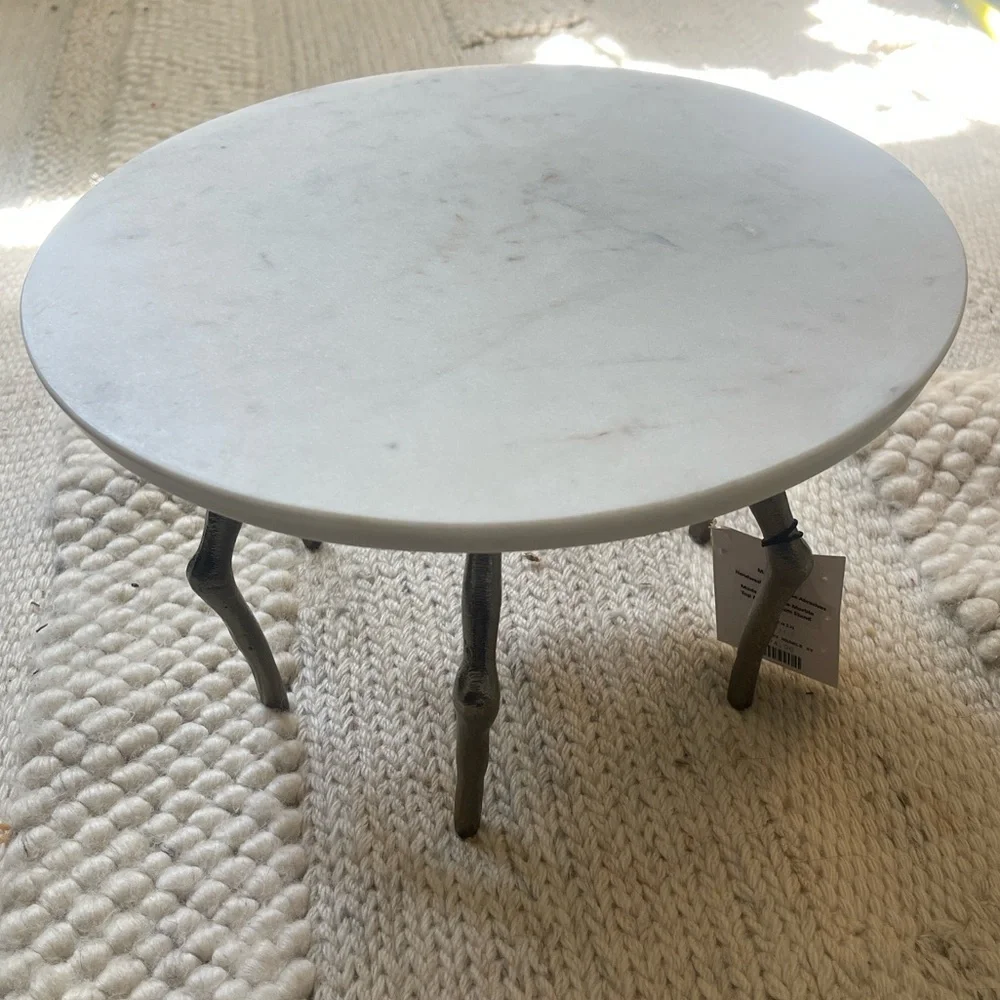 Spider Leg Marble Cake Stand by Terrain for Anthropologie. - Picture 2 of 10